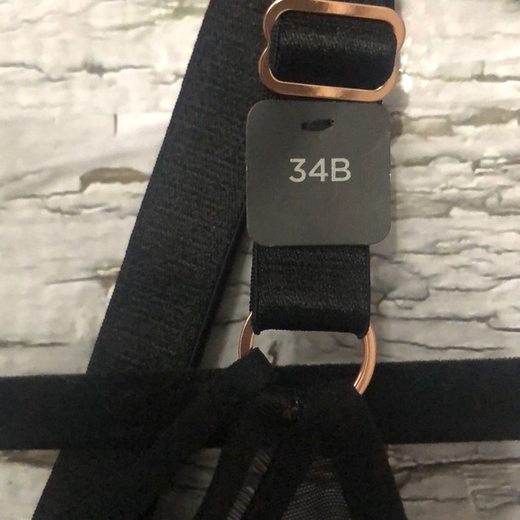 Ashley Graham NWT black Diva Demi Cup bra - Picture 7 of 7